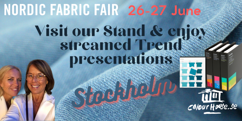 Nordic Fabric Fair, ColourHouse stand 26-27 June 2024